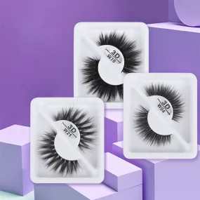 3 Pairs False Eyelashes with Blue Box W21