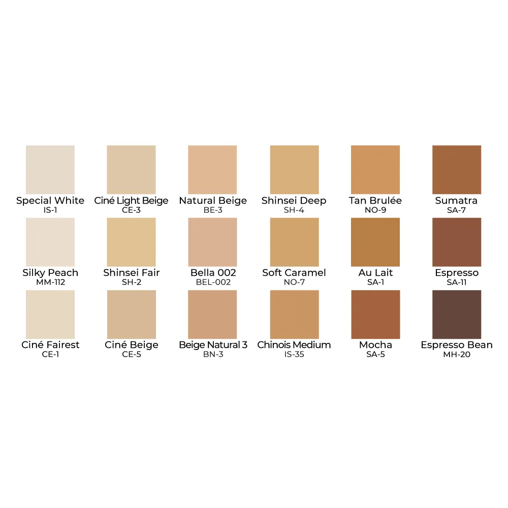 Ben Nye Matte HD Cream Foundation Palette HDFP-10 Diverse Harmony Palette