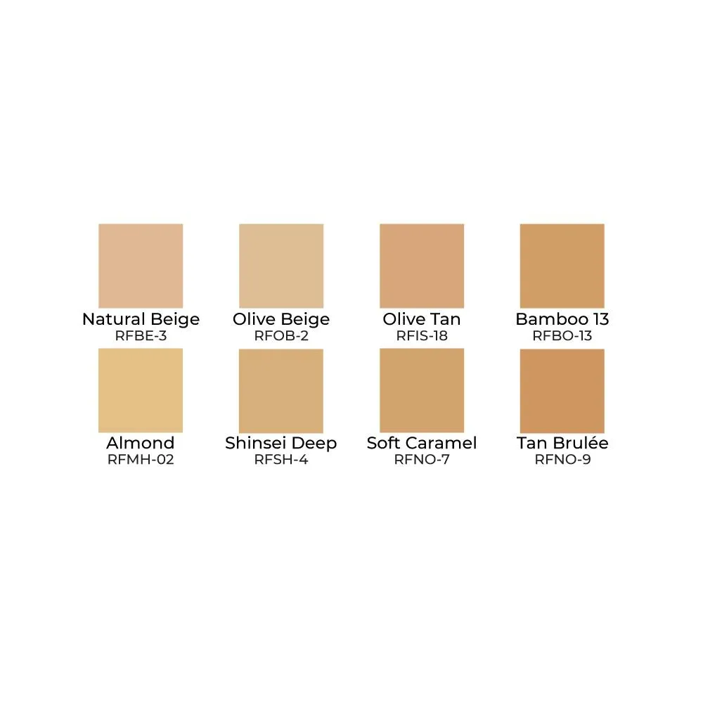 BEN NYE Olive Matte HD Foundation Creme Color Palette 8 colors