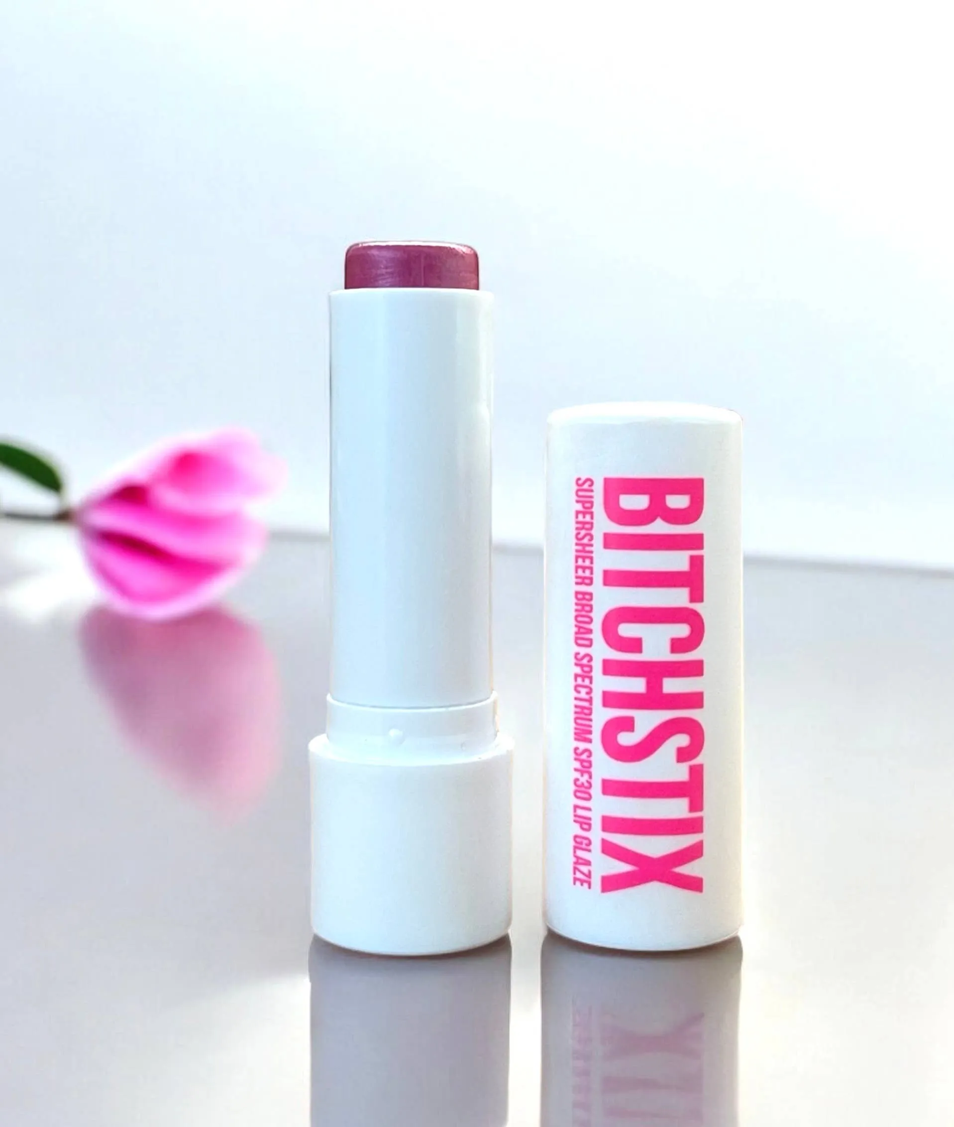 Bitchstix Supersheer Lip Glaze- Petal Pink