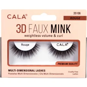 Cala 3D Faux Mink Lashes: Rouge
