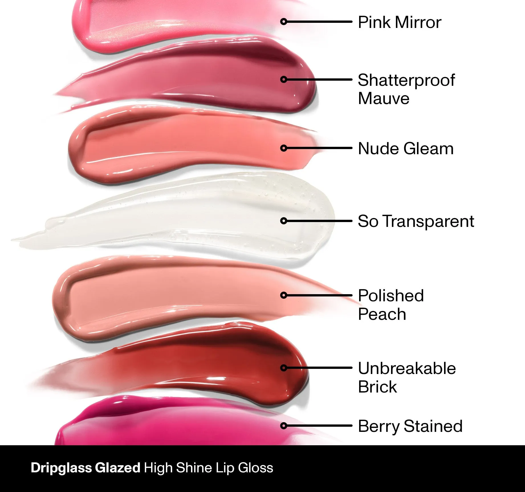 Dripglass Glazed High Shine Lip Gloss - Berry Stained