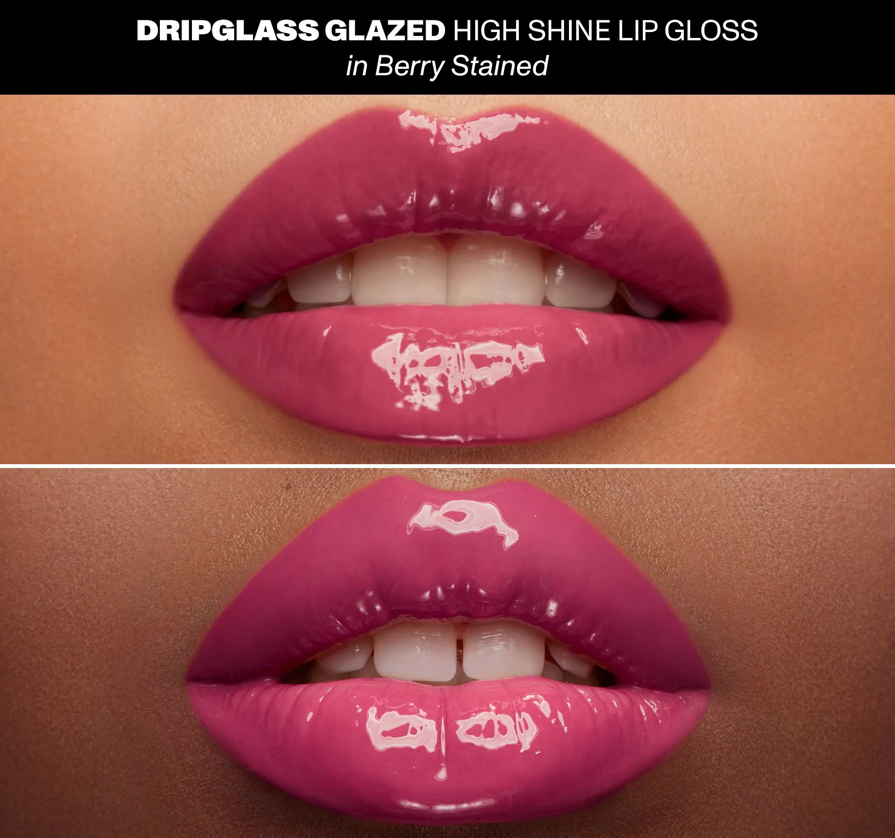 Dripglass Glazed High Shine Lip Gloss - Berry Stained