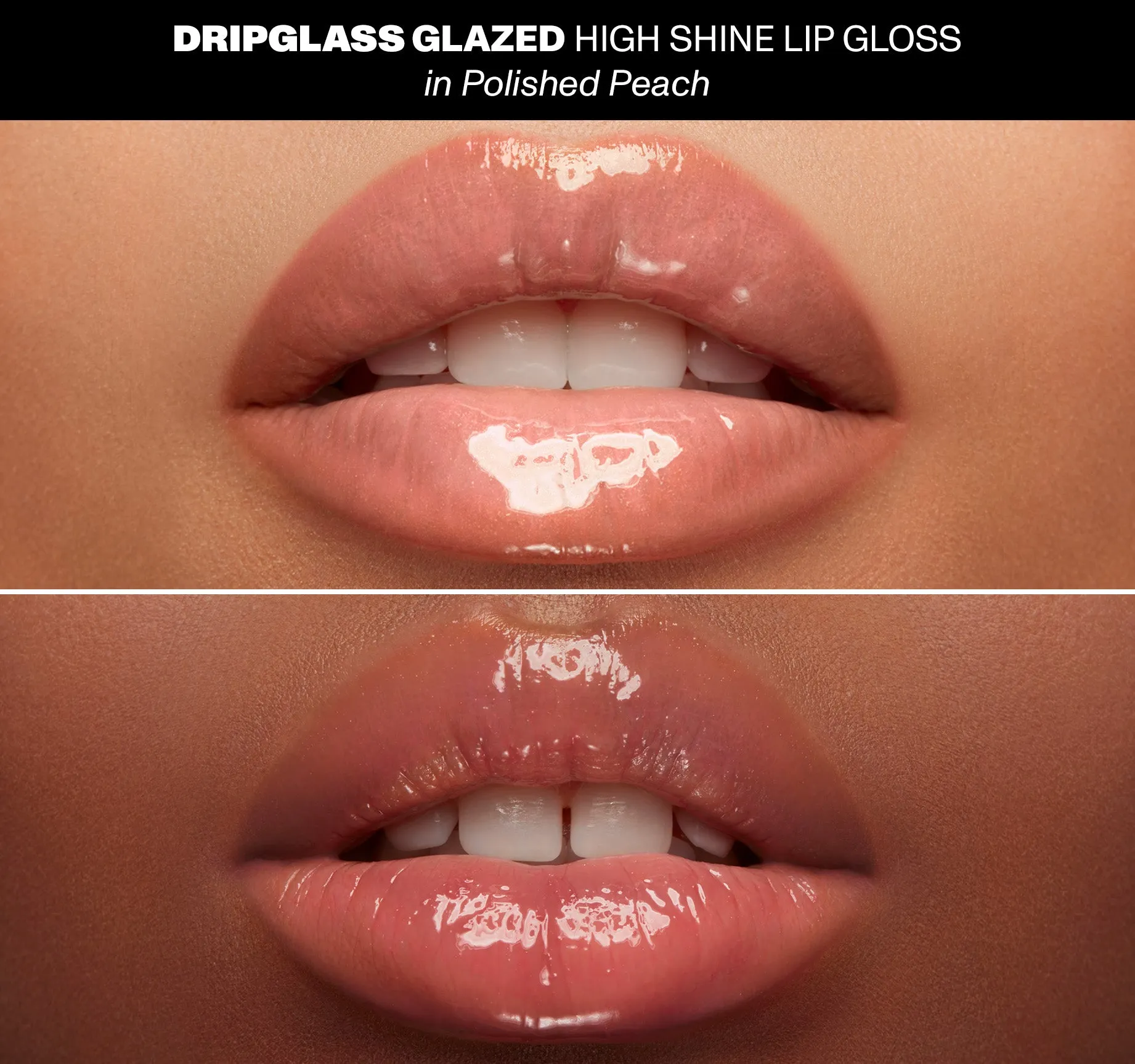 Dripglass Glazed High Shine Lip Gloss - Polished Peach