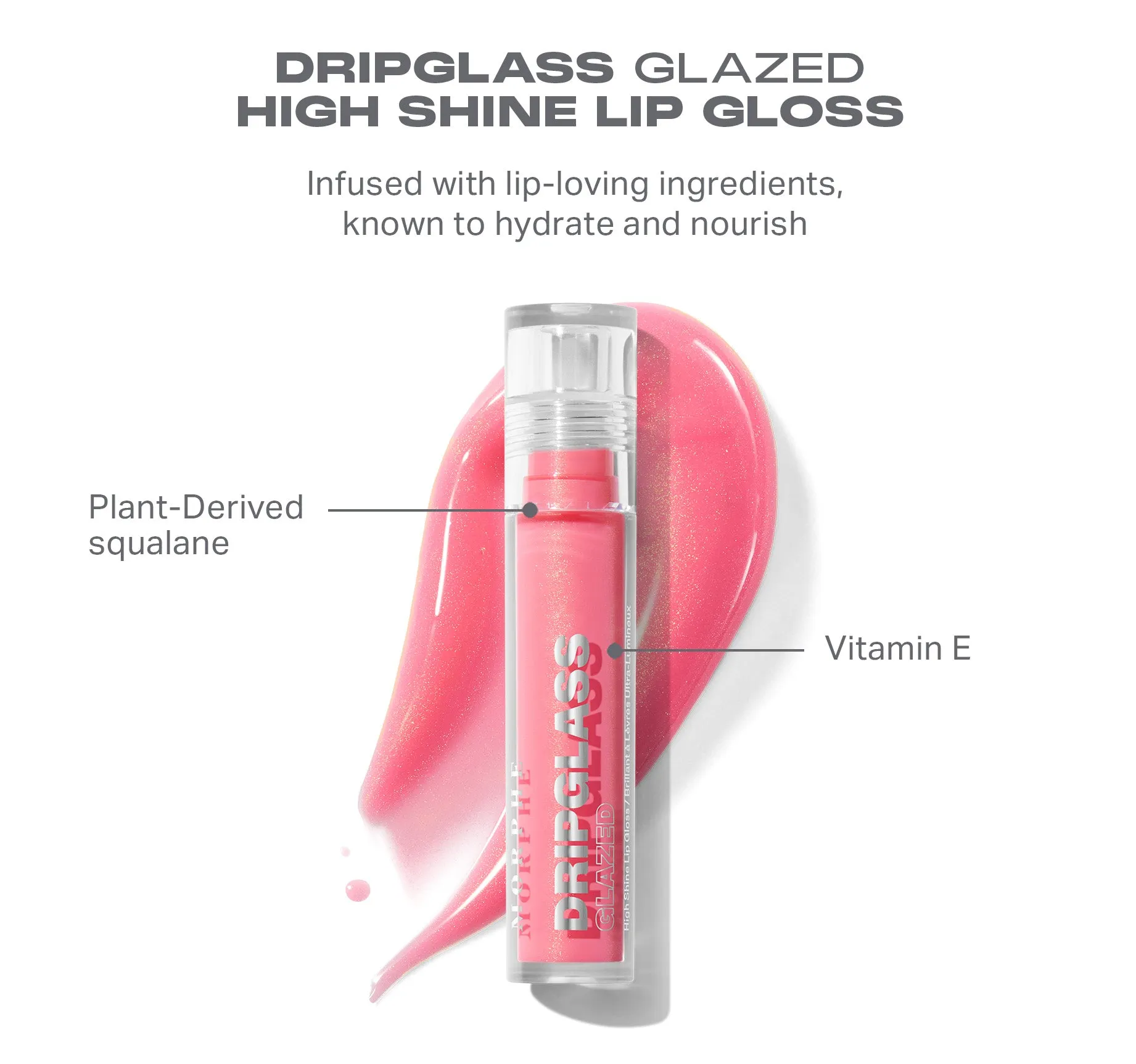 Dripglass Glazed High Shine Lip Gloss - Unbreakable Brick