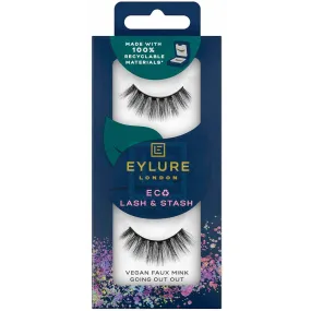 Eylure Eco Lash & Stash - Going Out Out False Eyelashes Reusable Lightweight Natural Look