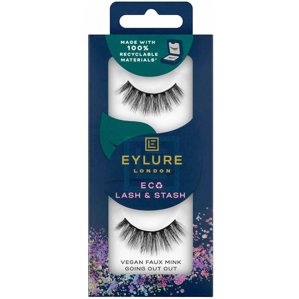 Eylure Eco Lash & Stash - Going Out Out False Eyelashes Reusable Lightweight Natural Look