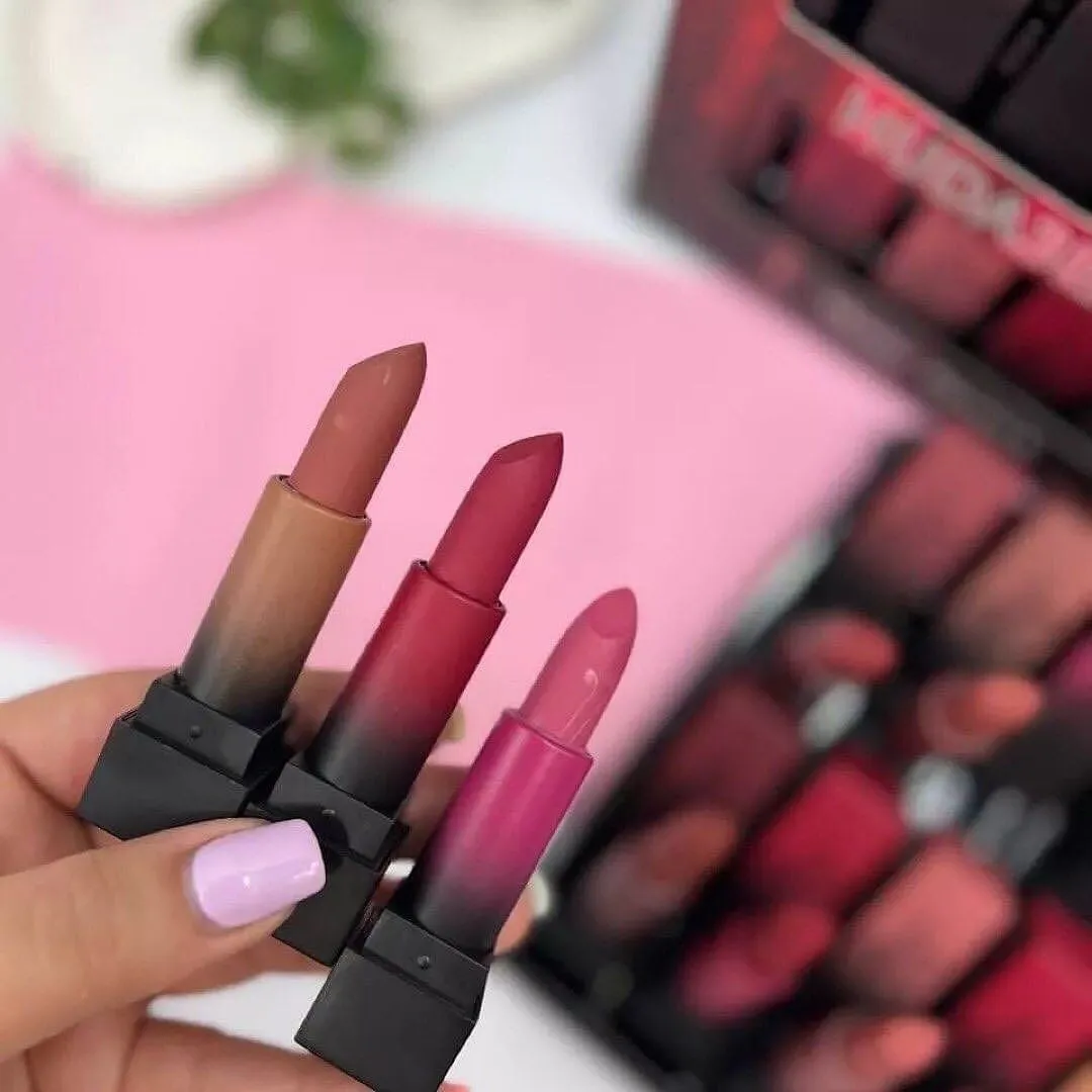 Huda Beauty - 12 Color Bullet Matte Lipsticks