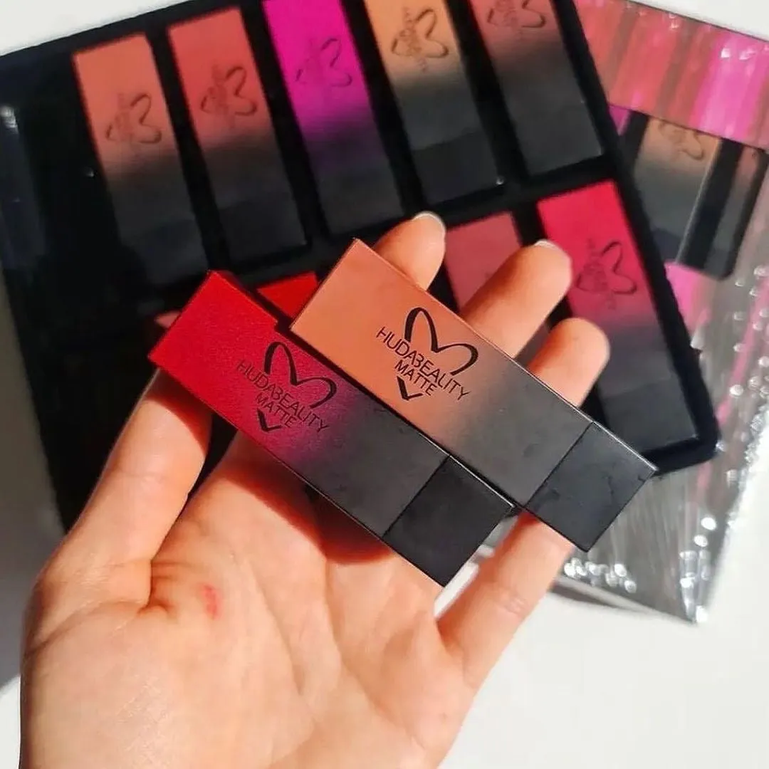 Huda Beauty - 12 Color Bullet Matte Lipsticks