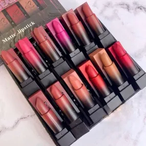 Huda Beauty - 12 Color Bullet Matte Lipsticks