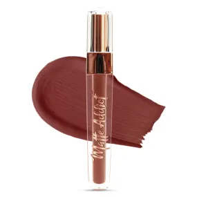 Jaquline USA Matte Addict   Liquid Lipstick, 8Hr stay, Lightweight & Transfer proof - Deep Sienna 02, 3.5ml