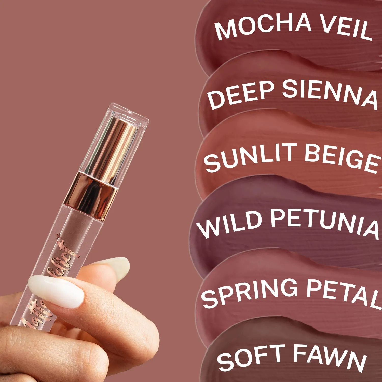Jaquline USA Matte Addict   Liquid Lipstick, 8Hr stay, Lightweight & Transfer proof - Soft Fawn 06, 3.5ml