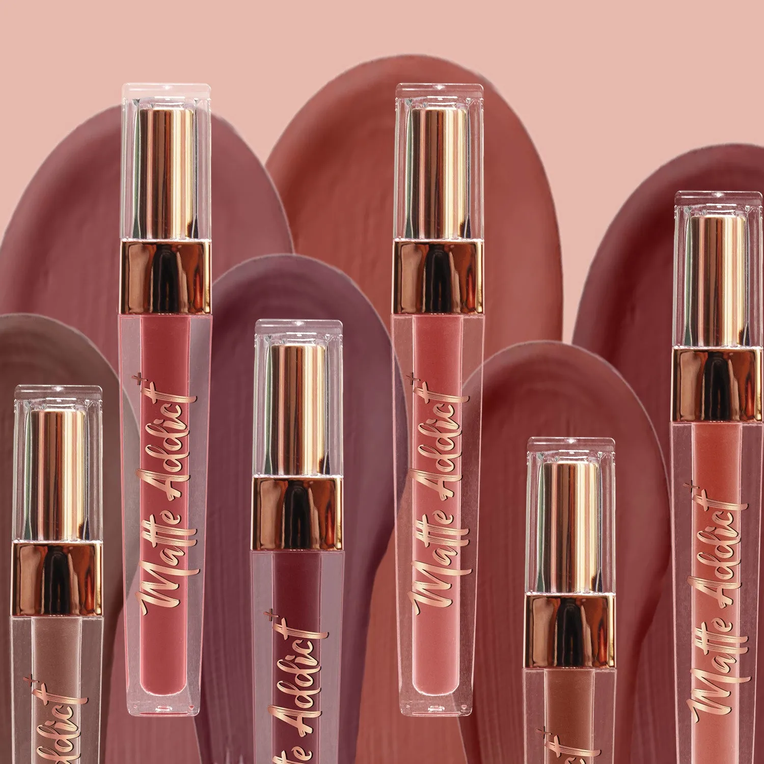 Jaquline USA Matte Addict   Liquid Lipstick, 8Hr stay, Lightweight & Transfer proof - Soft Fawn 06, 3.5ml