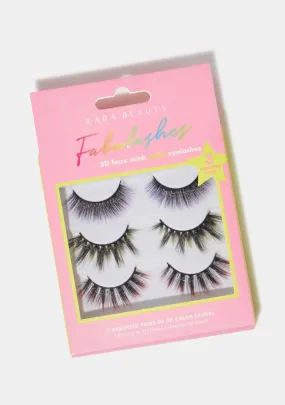 KC316 Fabulashes 3D Faux Mink Color Lash Pack