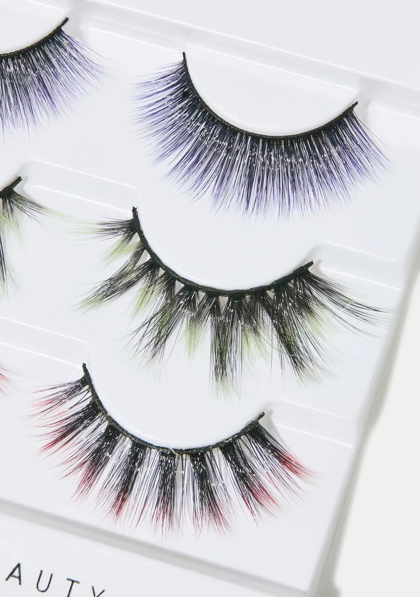 KC316 Fabulashes 3D Faux Mink Color Lash Pack