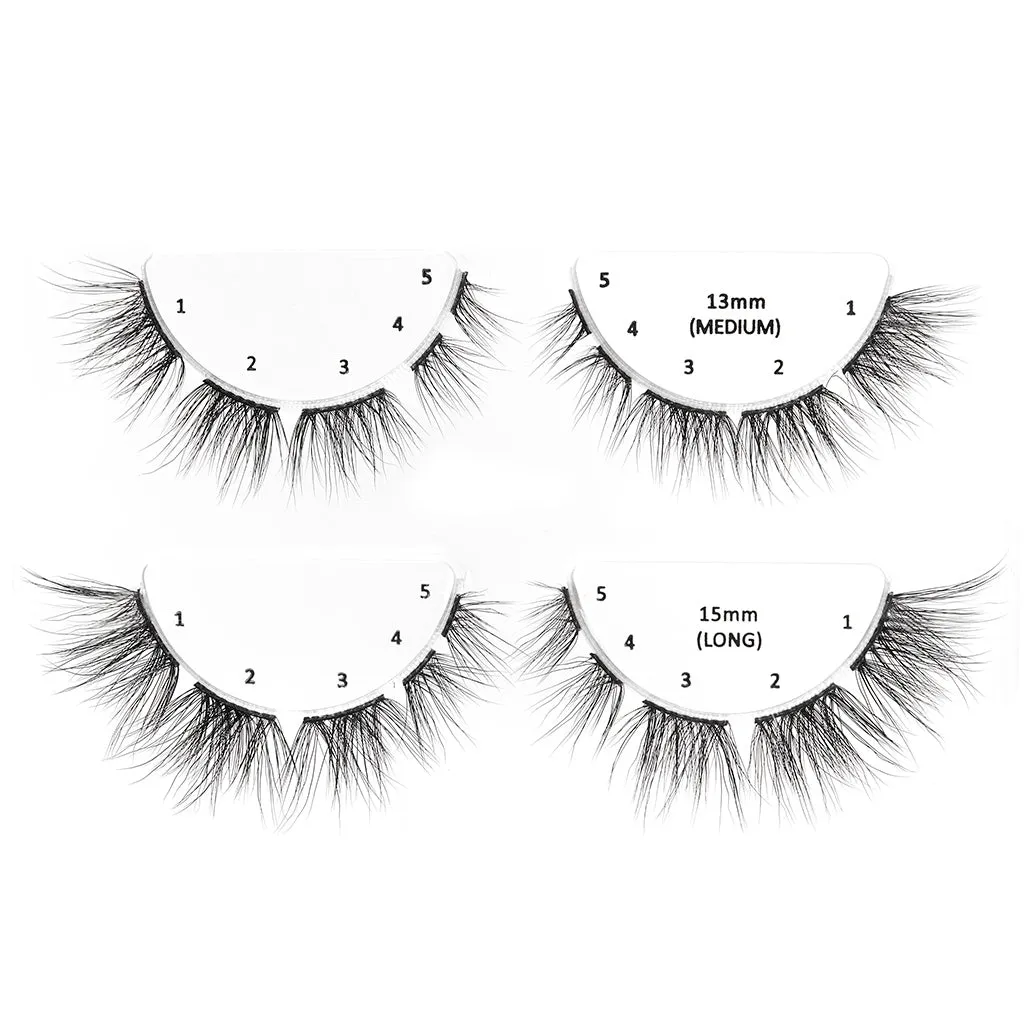 Lilly Lashes 3D Undercover Lash Extension Clusters - Espionage Long