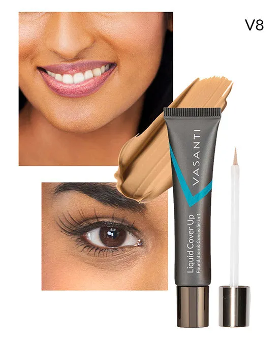 Liquid Cover Up Foundation and Concealer in 1