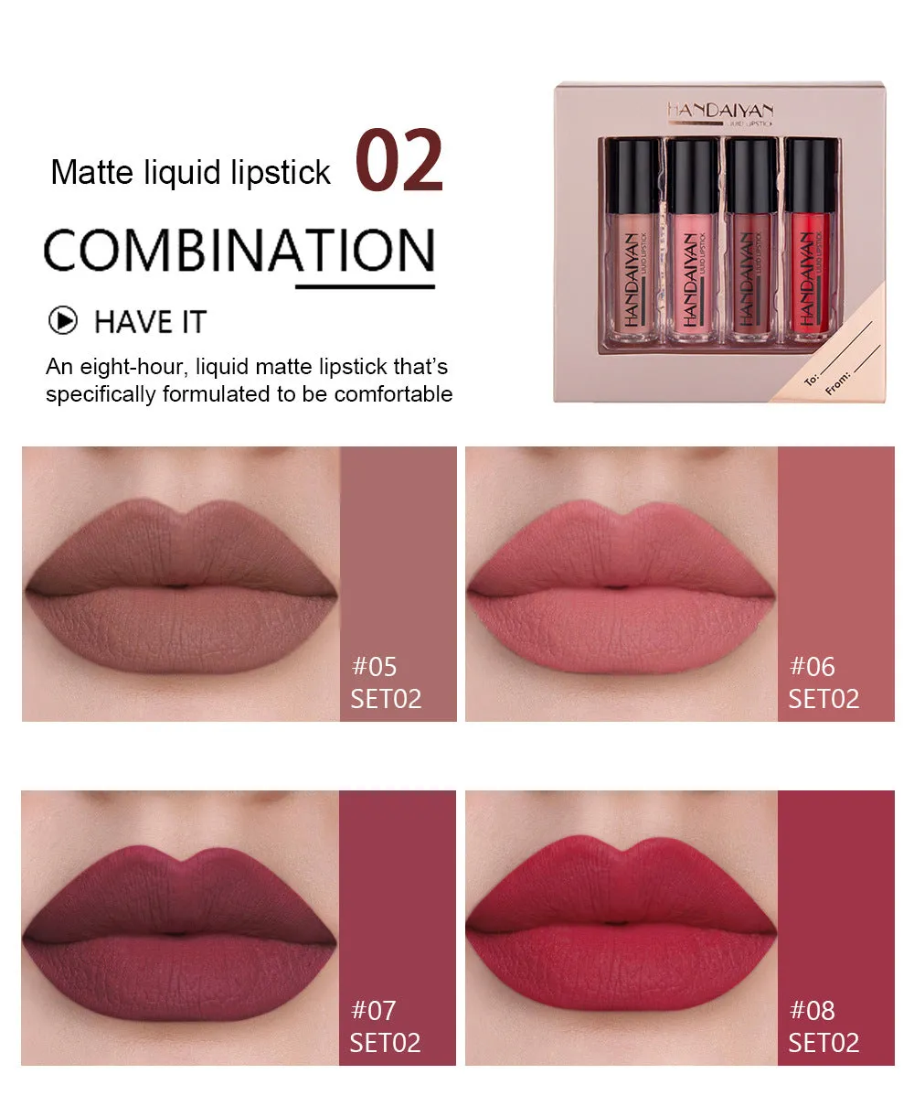 MA572 - Set of 4 Waterproof Lipstick Set