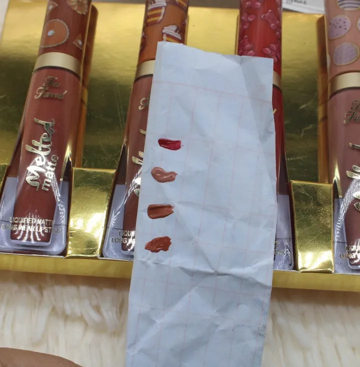 Matte non-stick cup lip glaze set