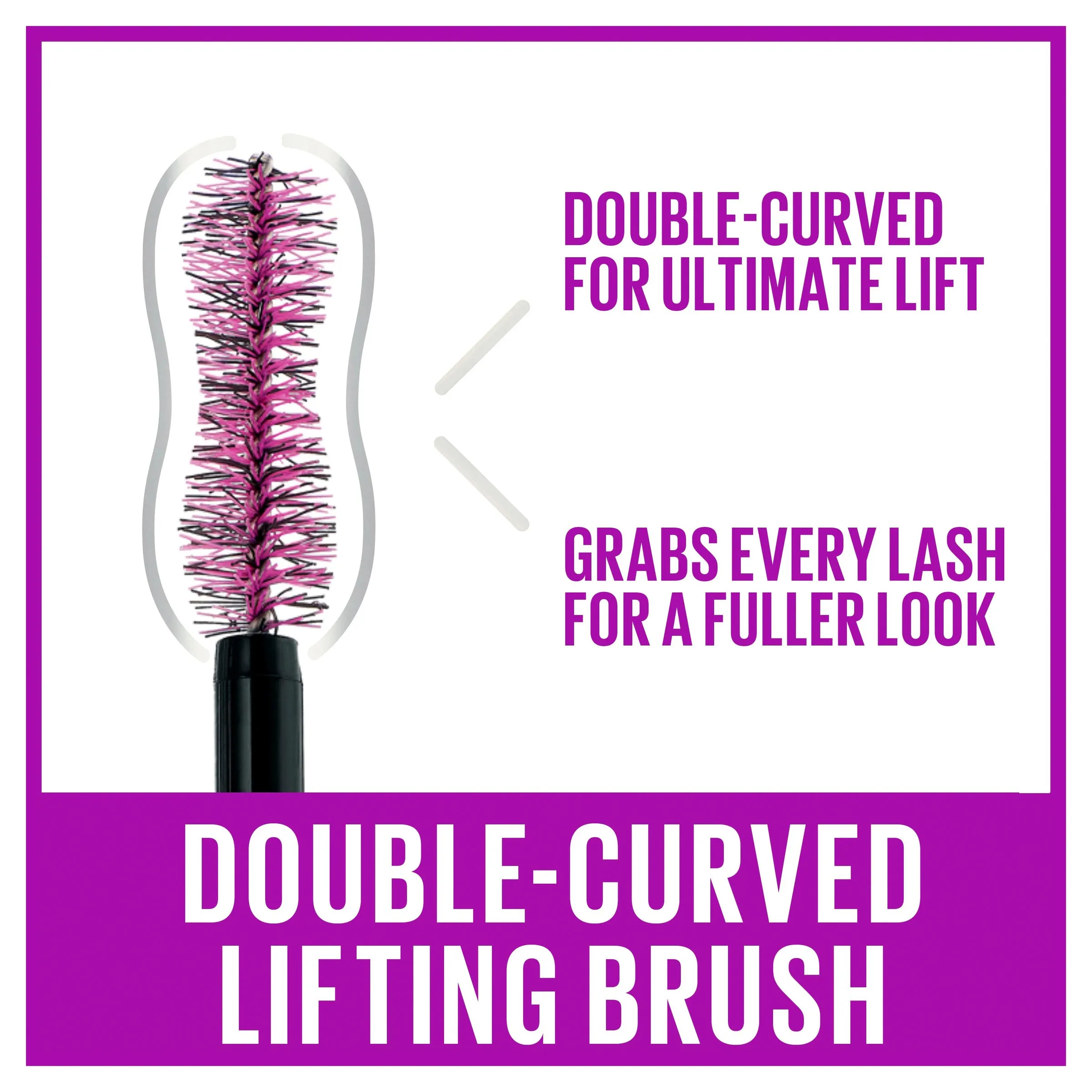 MAYBELLINE The Falsies Lash Lift Volumising Waterproof Mascara - Very Black