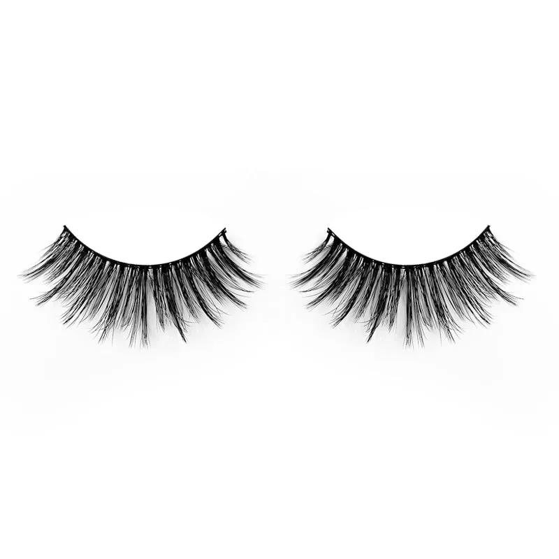 Natural 3D Faux Mink Lashes Colorful Package with Lash Brush V09