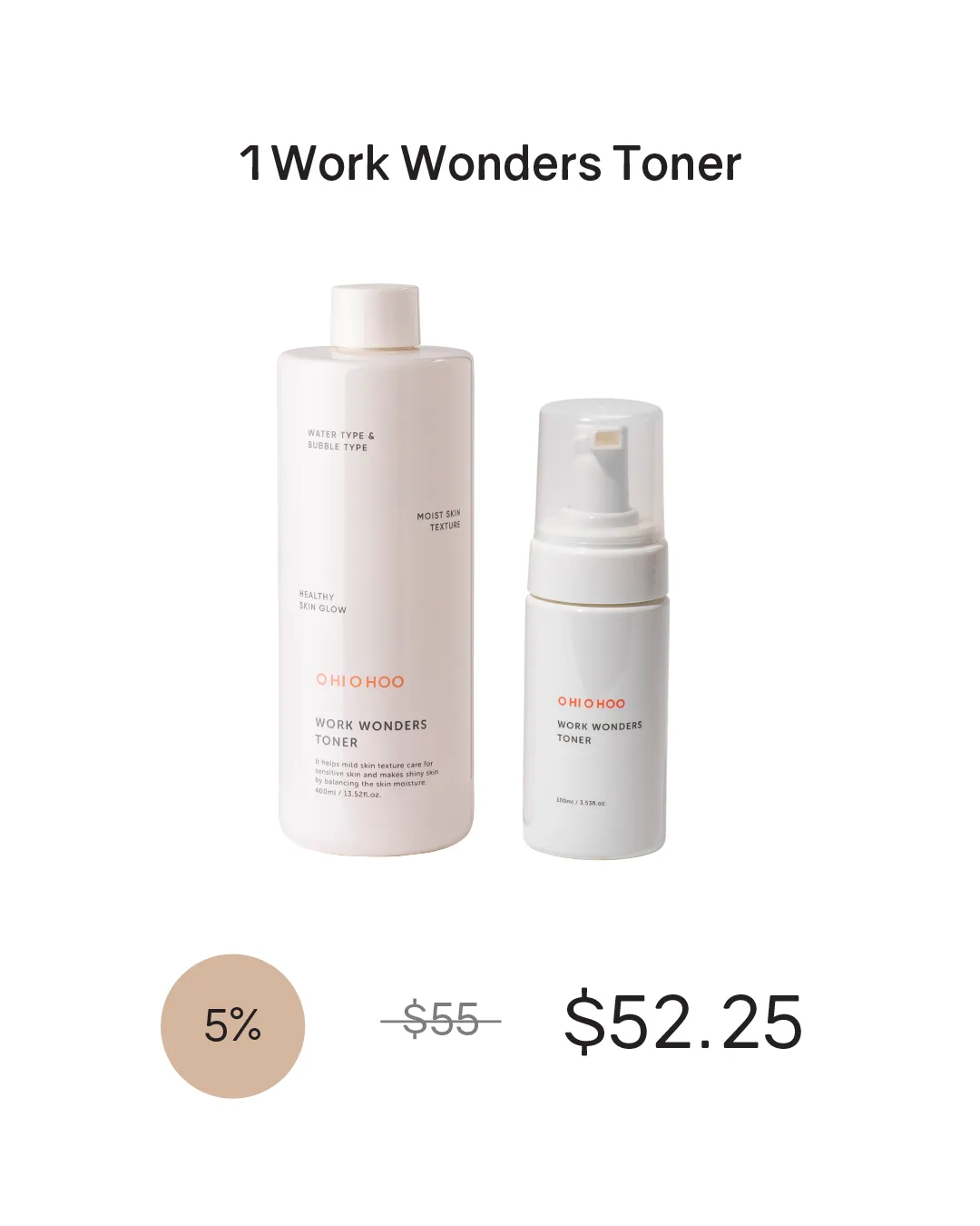 OHIOHOO Work Wonders Toner