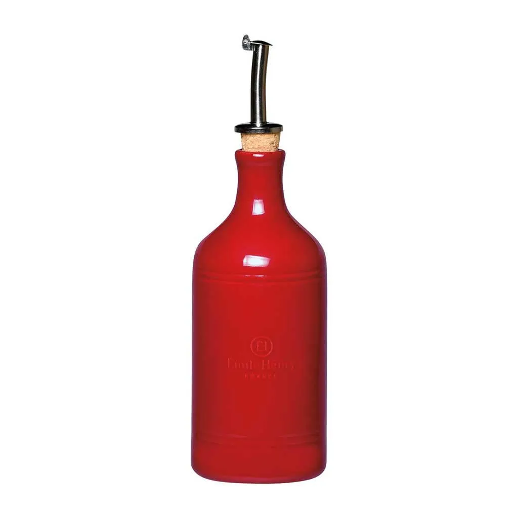 Oil Cruet 15 oz Burgundy Red