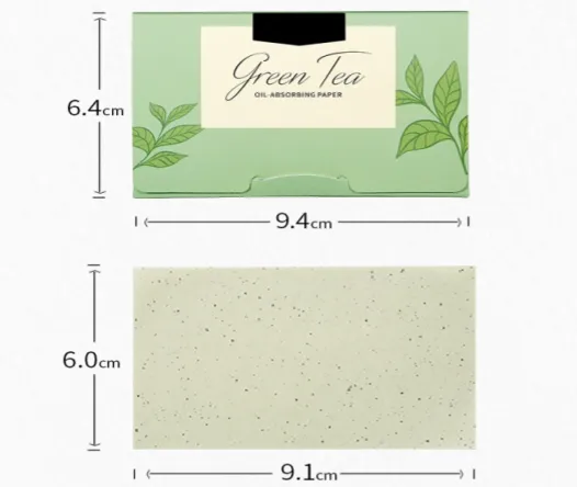 Peppermint Oil Blotting Sheets - MOQ 200 pcs