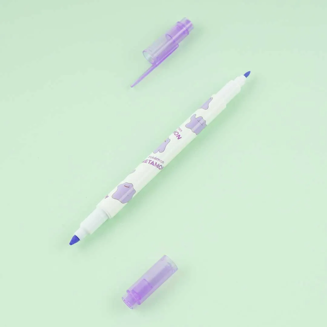 Pokemon Double-Sided Highlighter - Ditto / Purple