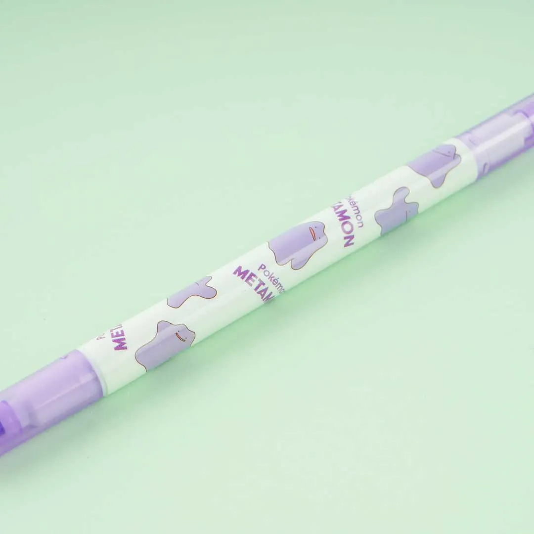 Pokemon Double-Sided Highlighter - Ditto / Purple