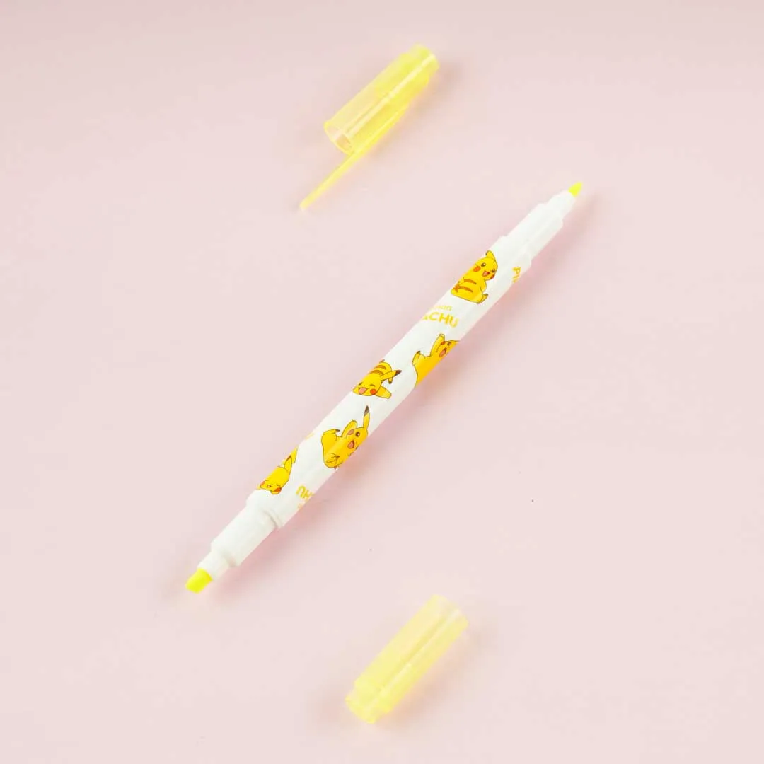 Pokemon Double-Sided Highlighter - Pikachu / Yellow