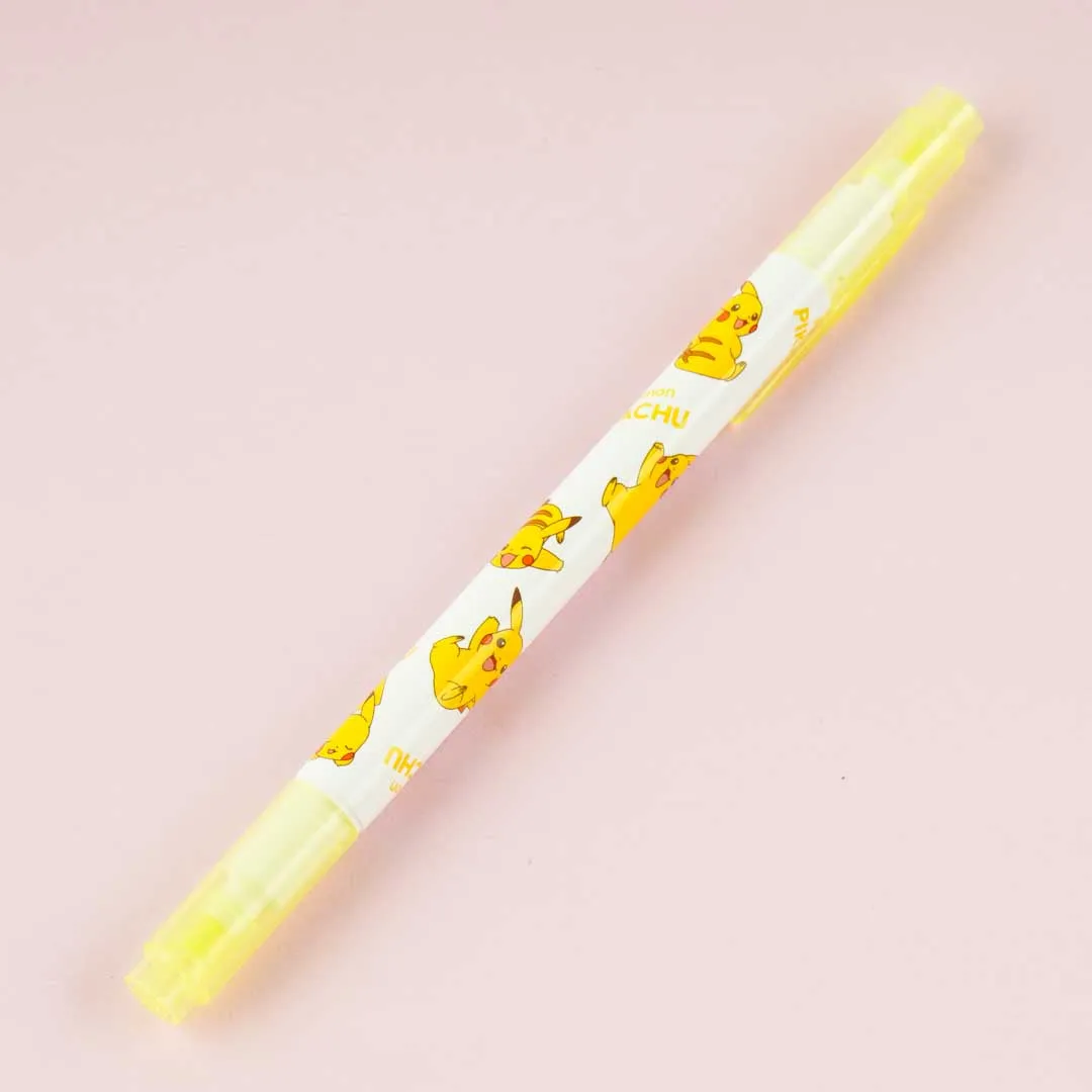 Pokemon Double-Sided Highlighter - Pikachu / Yellow