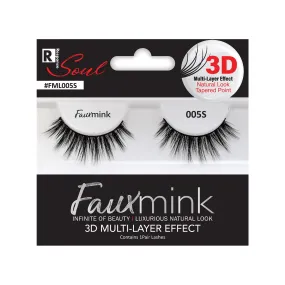 RESPONSE SOUL 3D MULTI LAYER EFFECT FAUX MINK EYELASHES #FML005S