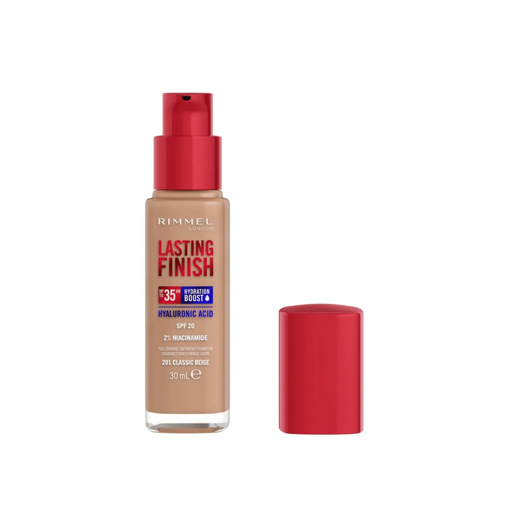 Rimmel London Lasting Finish 35 Hour Foundation - 201: Classic Beige
