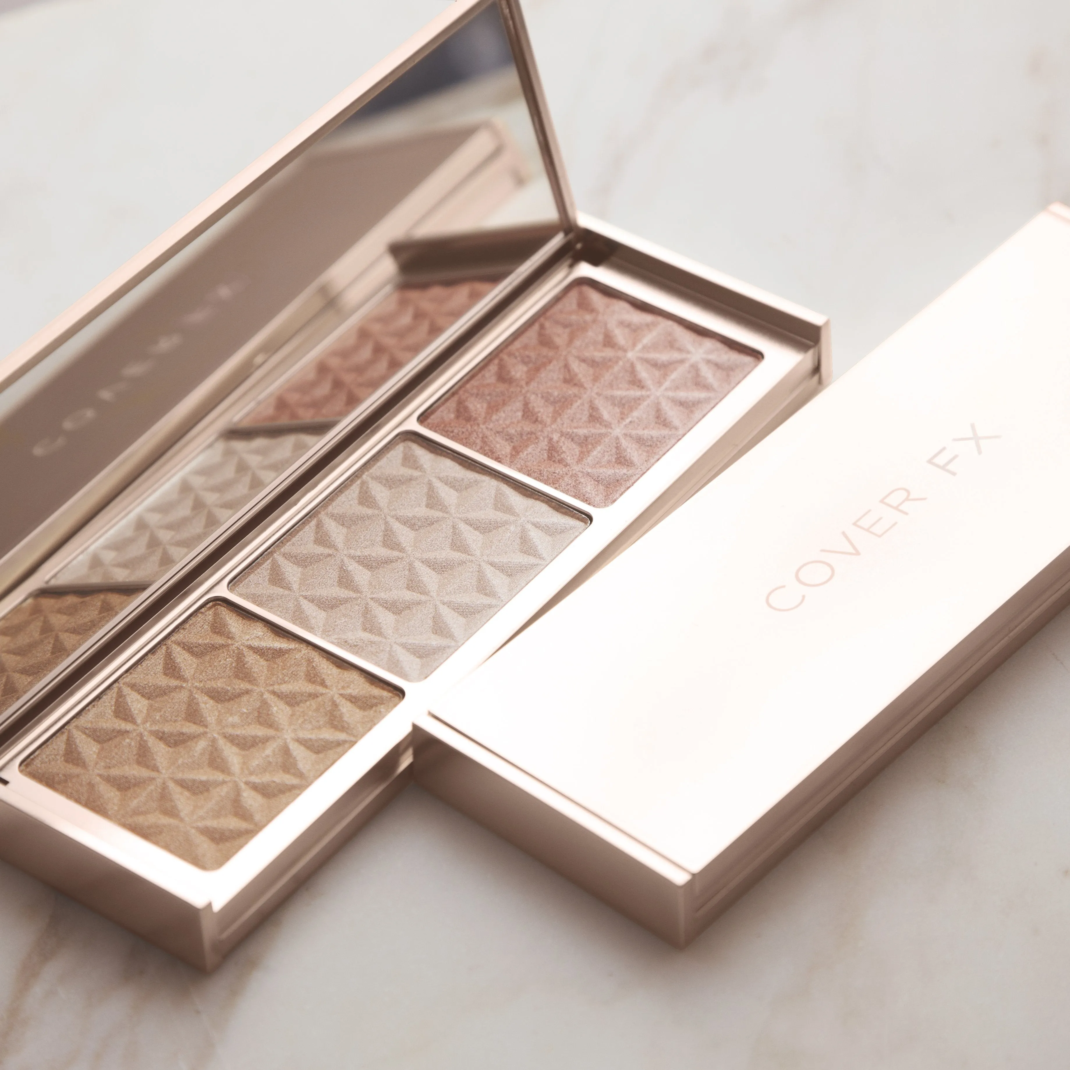 Rose Gold Bar Highlighting Palette