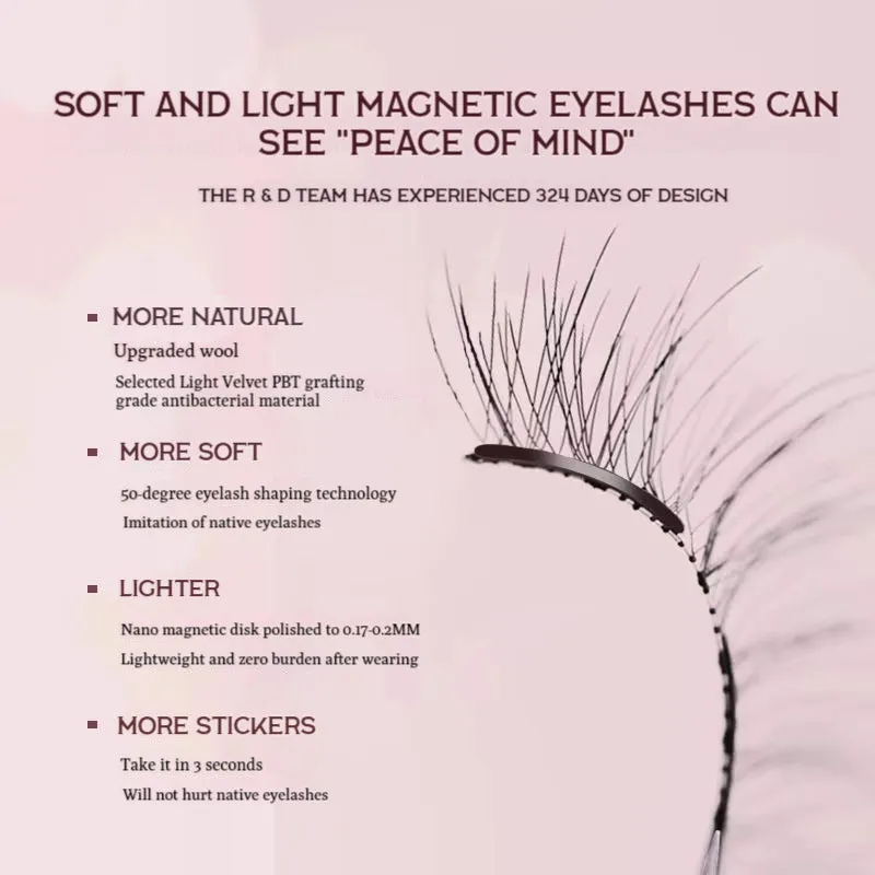 Serene Wings MLEN DIARY Soft Magnetic Eyelashes 天使之翼