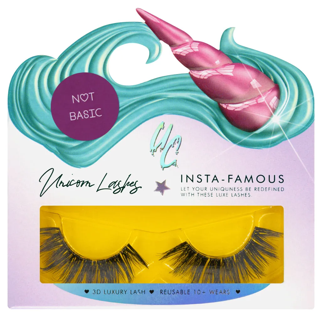 Unicorn Cosmetics 3D Faux Mink Lashes - Not Basic